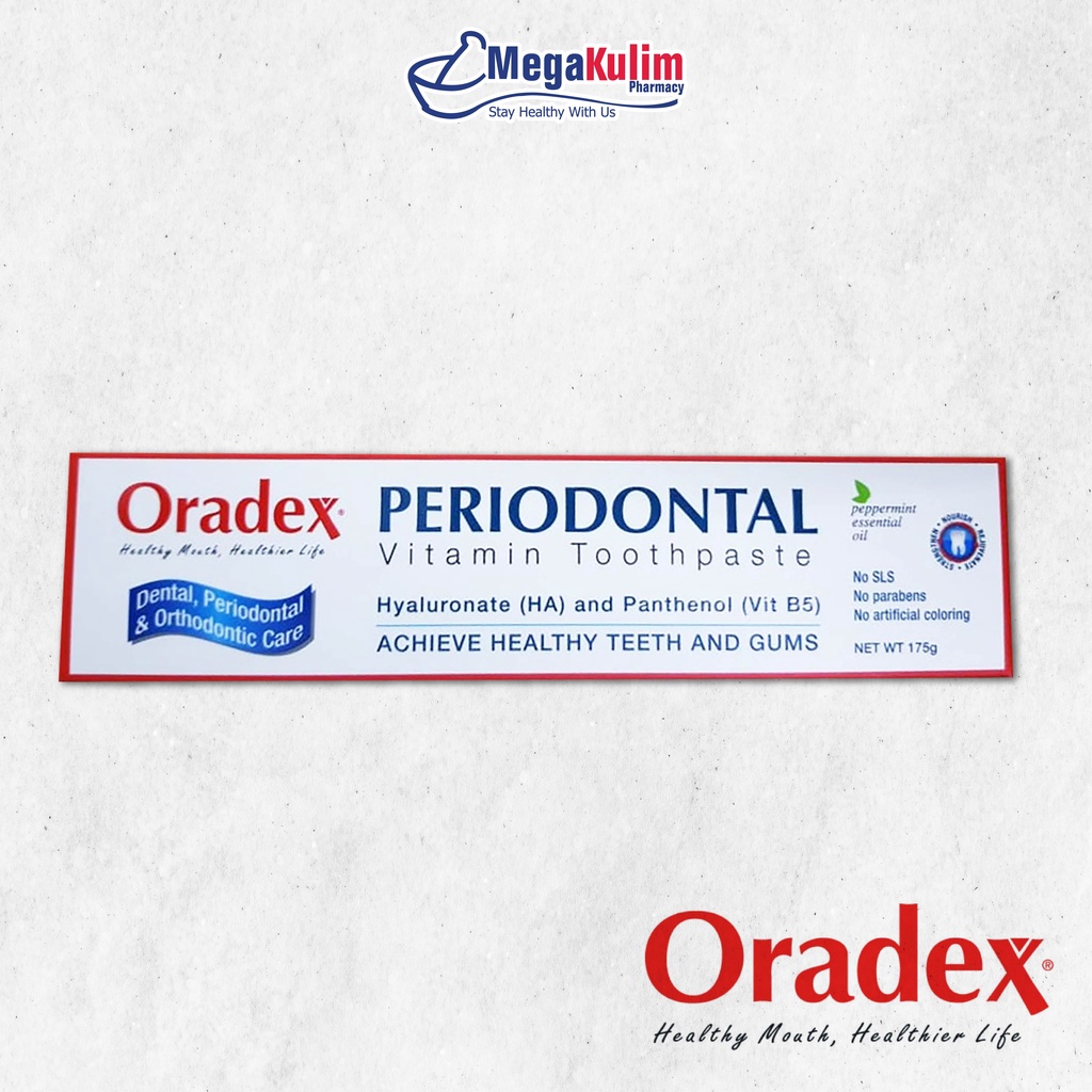Oradex Periodontal Vitamin Toothpaste 175g Shopee Malaysia
