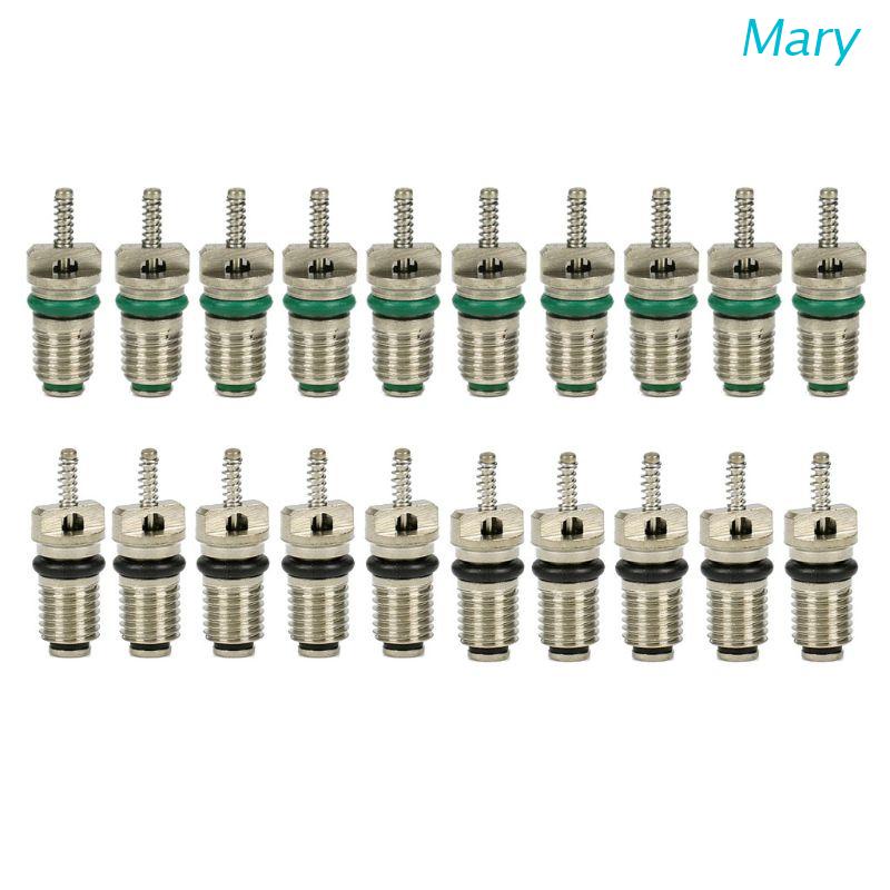 Versatile Essential Mary 10Pcs Car AC R134A Valve Core Needles Assortment 134a Refrigerant Heat Resistant Tire Stem C... - Image 4