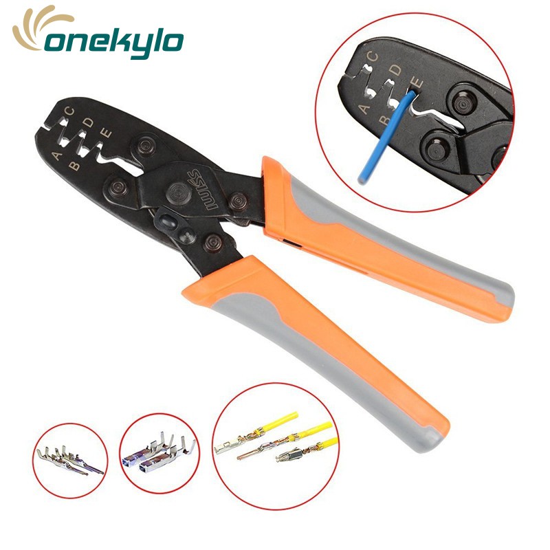 Ratchet Wire Crimper Insulated Bare Terminal Jaw Mold For Crimping Clamp Pliers 