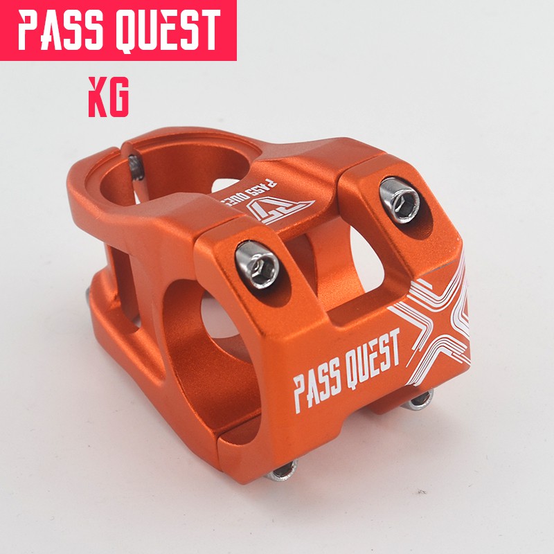 PASS QUEST Bicycle stem Ultralight 0 degree 40//45MM Mountain Bike Stem MTB Stems