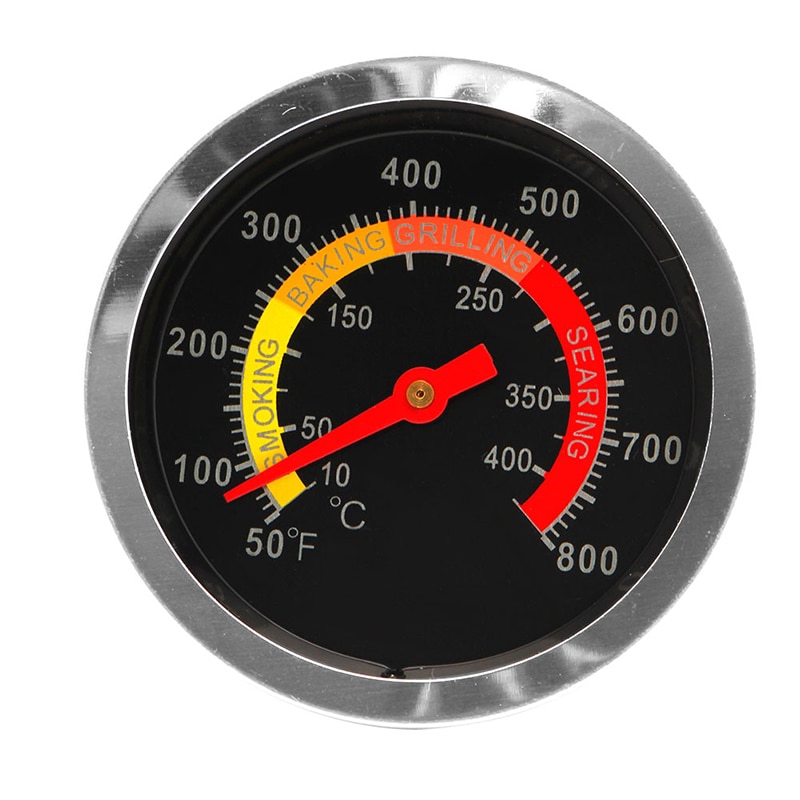 Details about   BBQ Smoker Grill Stainless Steel Thermometer Temperature Gauge 50-400℃ Z8J3 