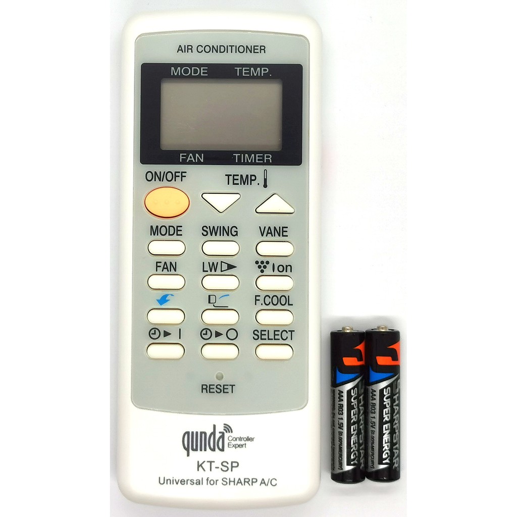 QUNDA BrandInOne Universal Air Conditioner Remote Control For SHARP