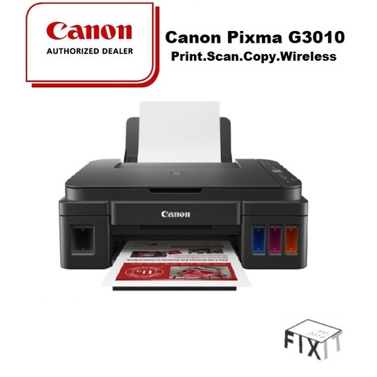 Canon Pixma G3010 (WIRELESS) All-In-One Inkjet Printer