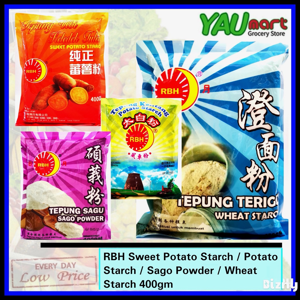 Buy Yau Mart Rbh Sweet Potato Starch 400gm Tepung Ubi Keledek Tulen Tepung Terigu Wheat Starch Sago Powder 番薯粉 风车粉 Seetracker Malaysia