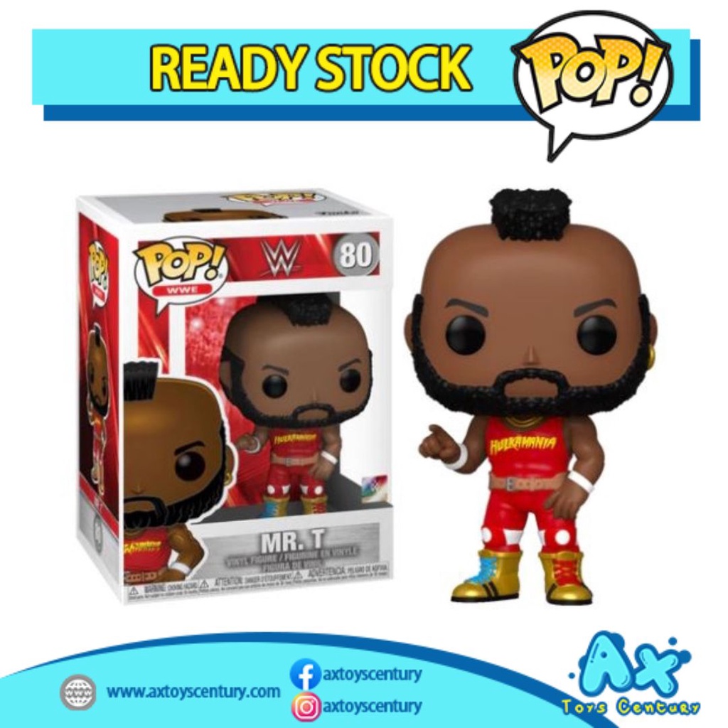 Funko Pop! WWE: Mr. T #80 100% Genuine