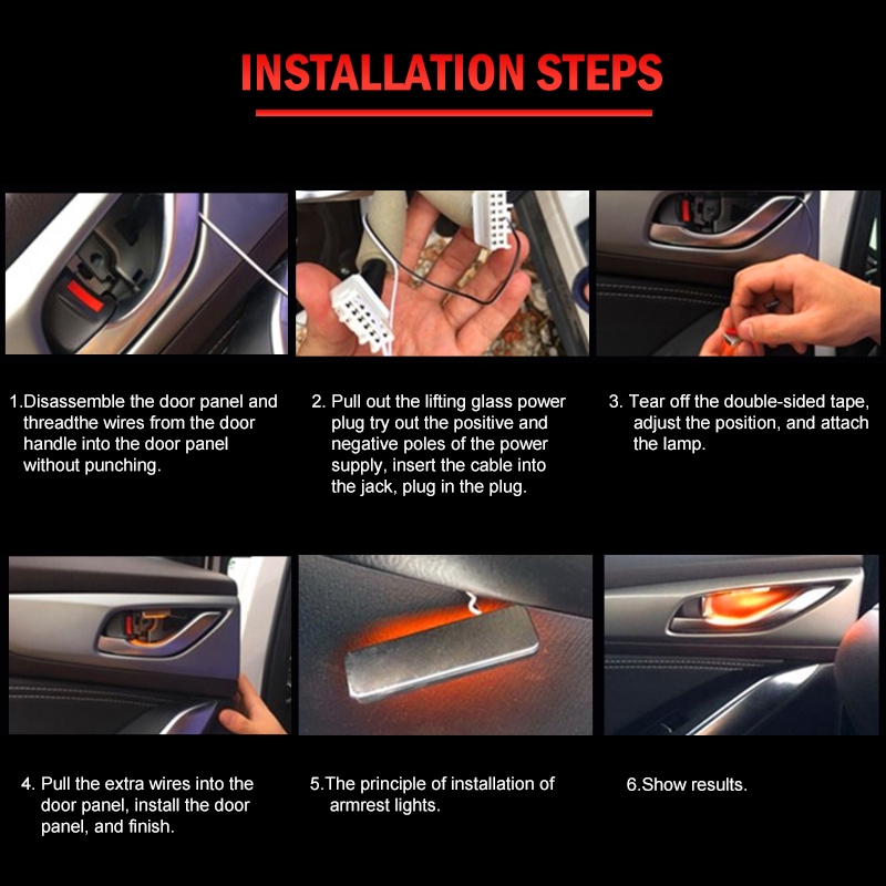 car door panel lights