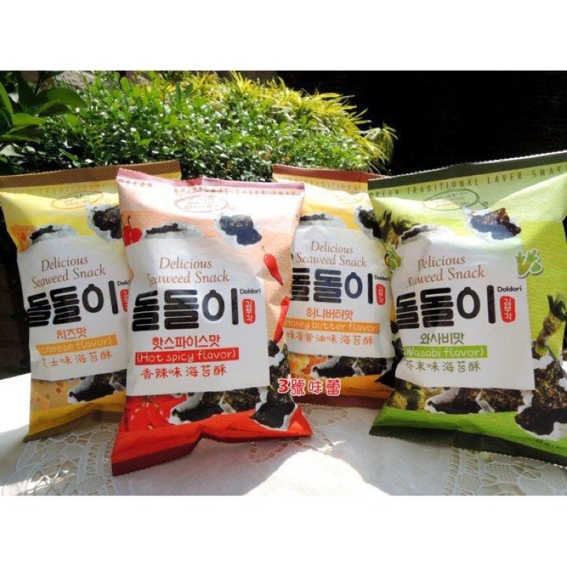Doldori Seaweed Snack Doldori 单面海苔脆30g | Shopee Malaysia