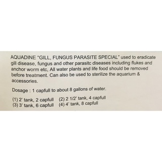 Aquadene 4A GILL FUNGUS, PARASITE SPECIES 200ml | Shopee Malaysia
