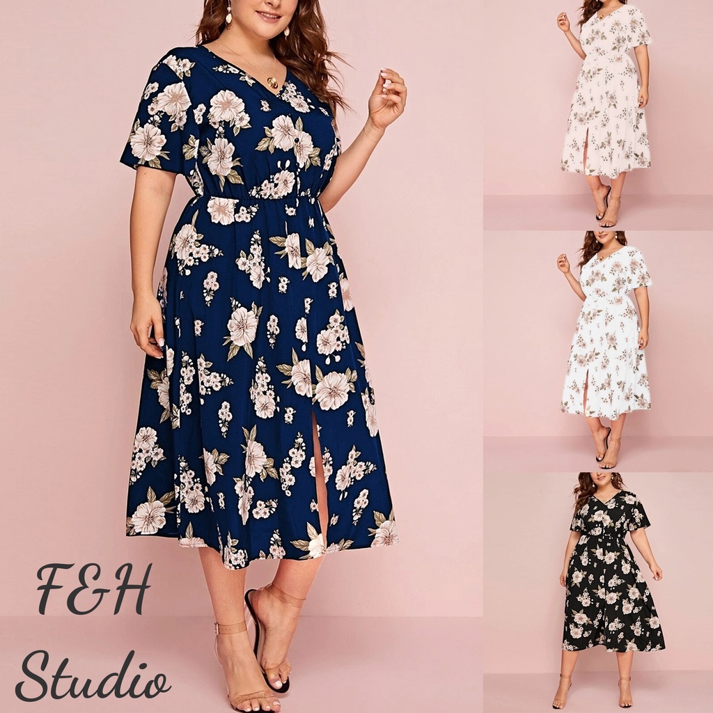 shopee dress plus size