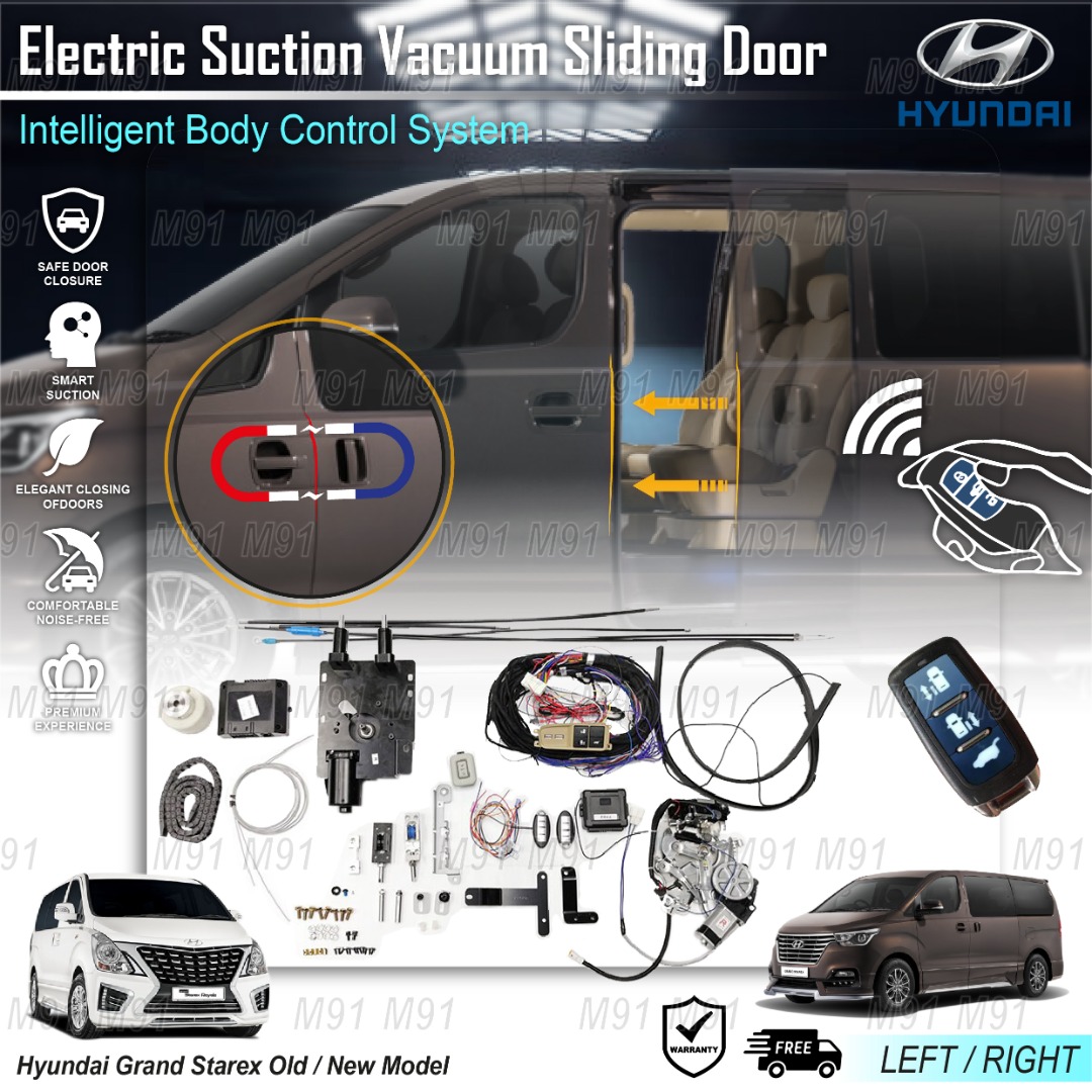 Hyundai H1 Grand Starex Power Electric Side Sliding Door Pintu Gelangsar Elektrik Passenger Vip Smart Automatic Vacuum Shopee Malaysia