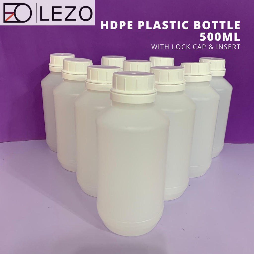 10 pcs of HDPE Round Plastic  Bottle Botol  Plastik  HDPE 