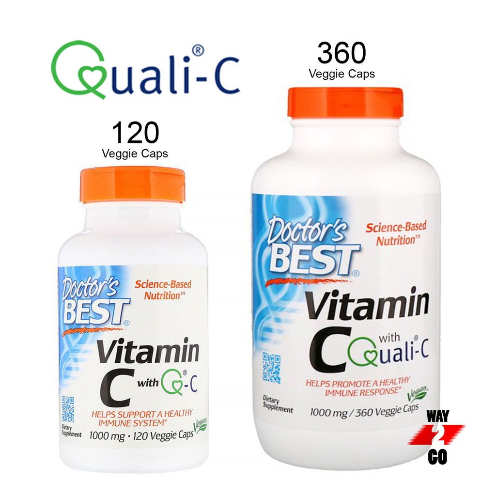 READY STOCK Doctor's Best, Vitamin C with Quali-C, 1,000 ...