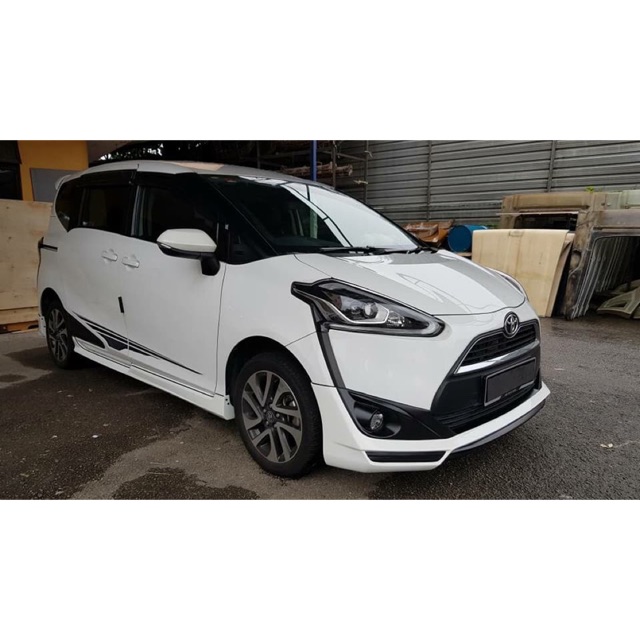 Toyota Sienta Rsr Bodykit Body Kit Front Side Rear Lip Wing Skirt Spoiler Shopee Malaysia