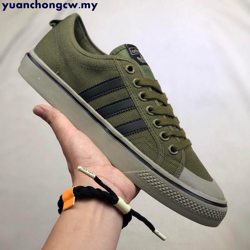 army green color shoes