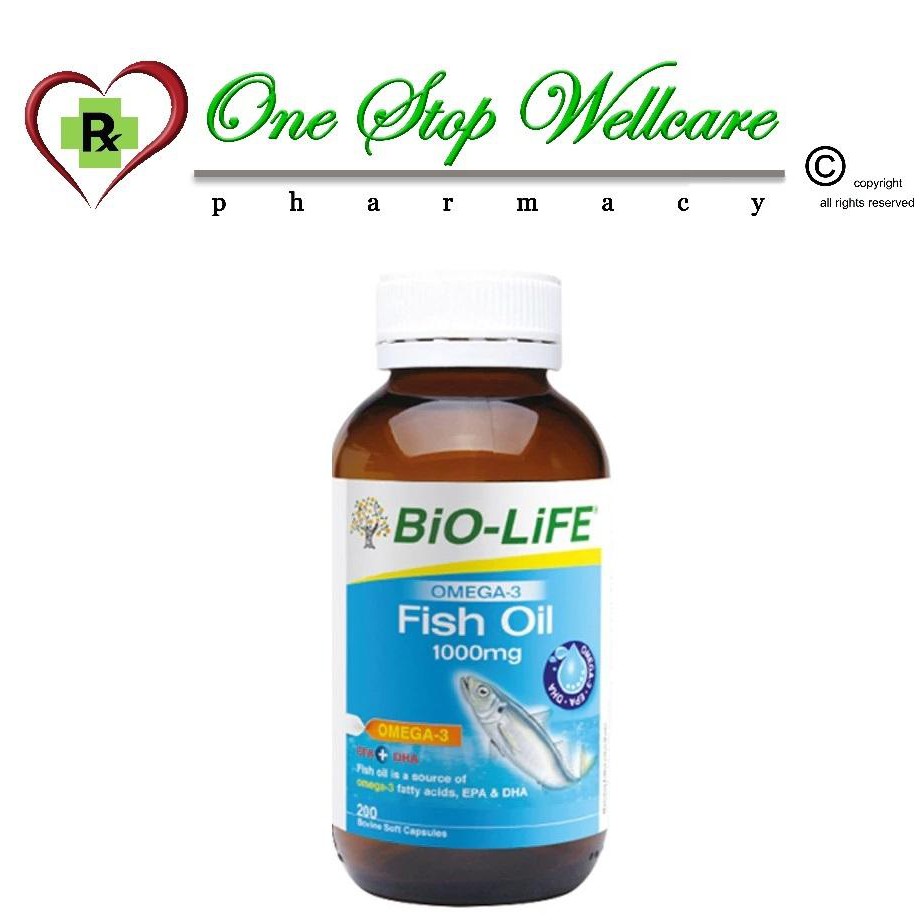 Bio Life Omega 3 Fish Oil 1000mg 0 Capsules Exp 01 23 Shopee Malaysia