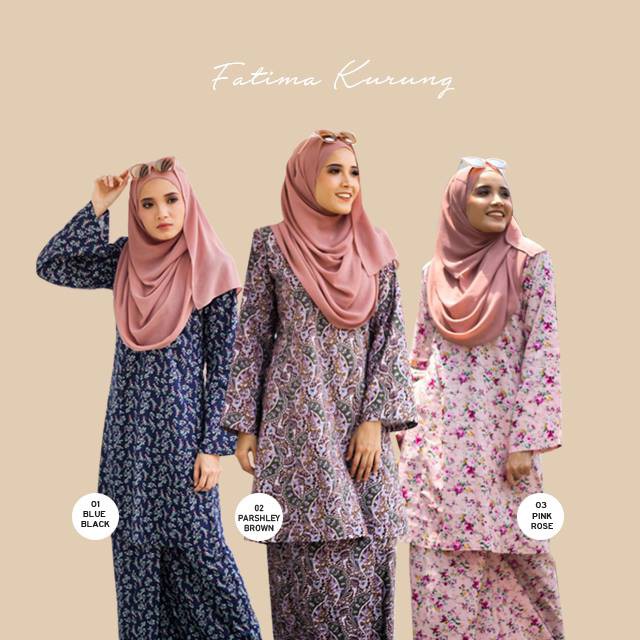  SALE  KURUNG MODEN PAHANG COTTON CORAK SWEET Shopee 