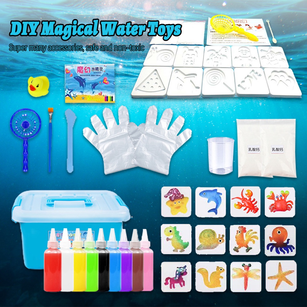 Magical Water Set Elf Ocean Kids Toys Water Toy Handmade Art Craft DIY Education Toy For Children 魔幻水精灵