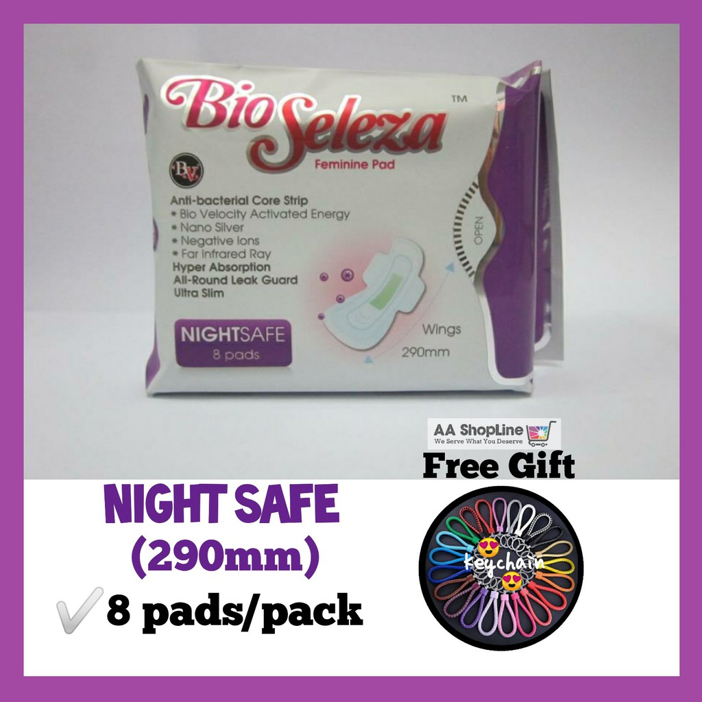 NIGHT SAFE PAD Bio Seleza Night Safe Feminine Pad Bio Seleza Pad