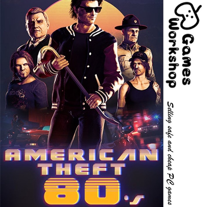 American Theft 80s [Digital] [PC Game] Shopee Malaysia