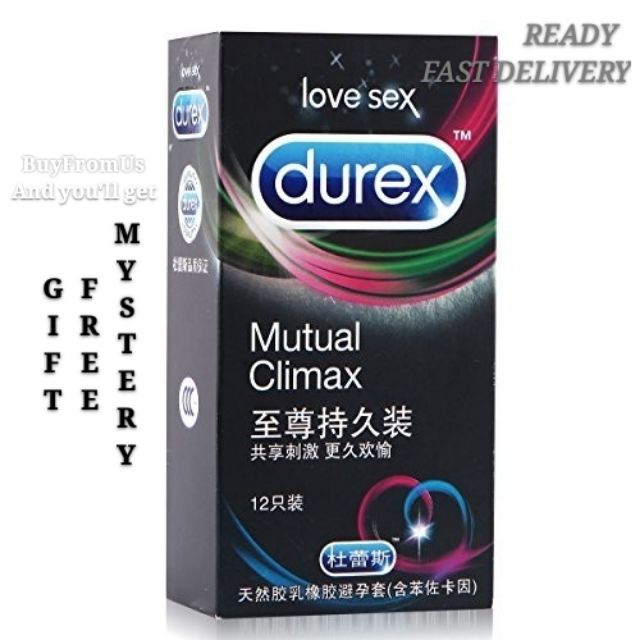 Ready Stock&Ship within 24hr】Durex Mutual Climax - Condom for Men (12pcs) |  Shopee Malaysia