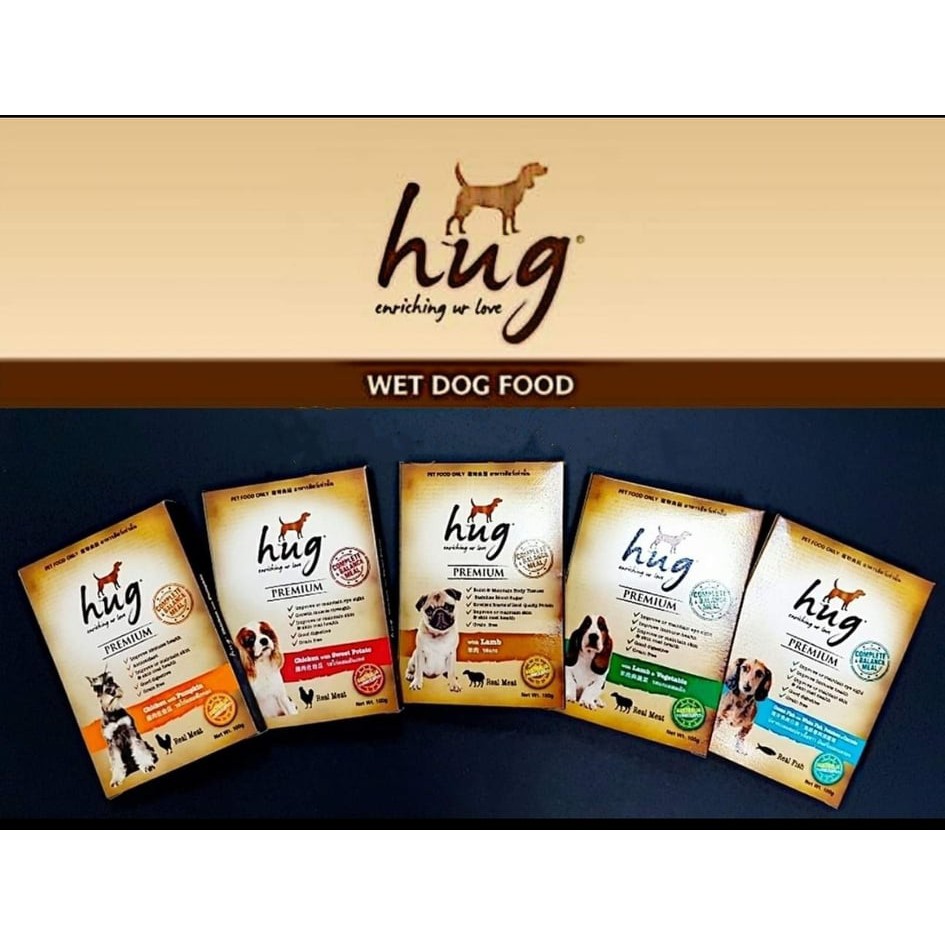 HUG PREMIUM POUCH 100G DOG WET FOOD Shopee Malaysia