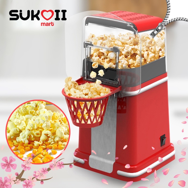 SKOI 1200W Popcorn Machine Household Snack Machine Snack Food Electrical Popcorn Maker