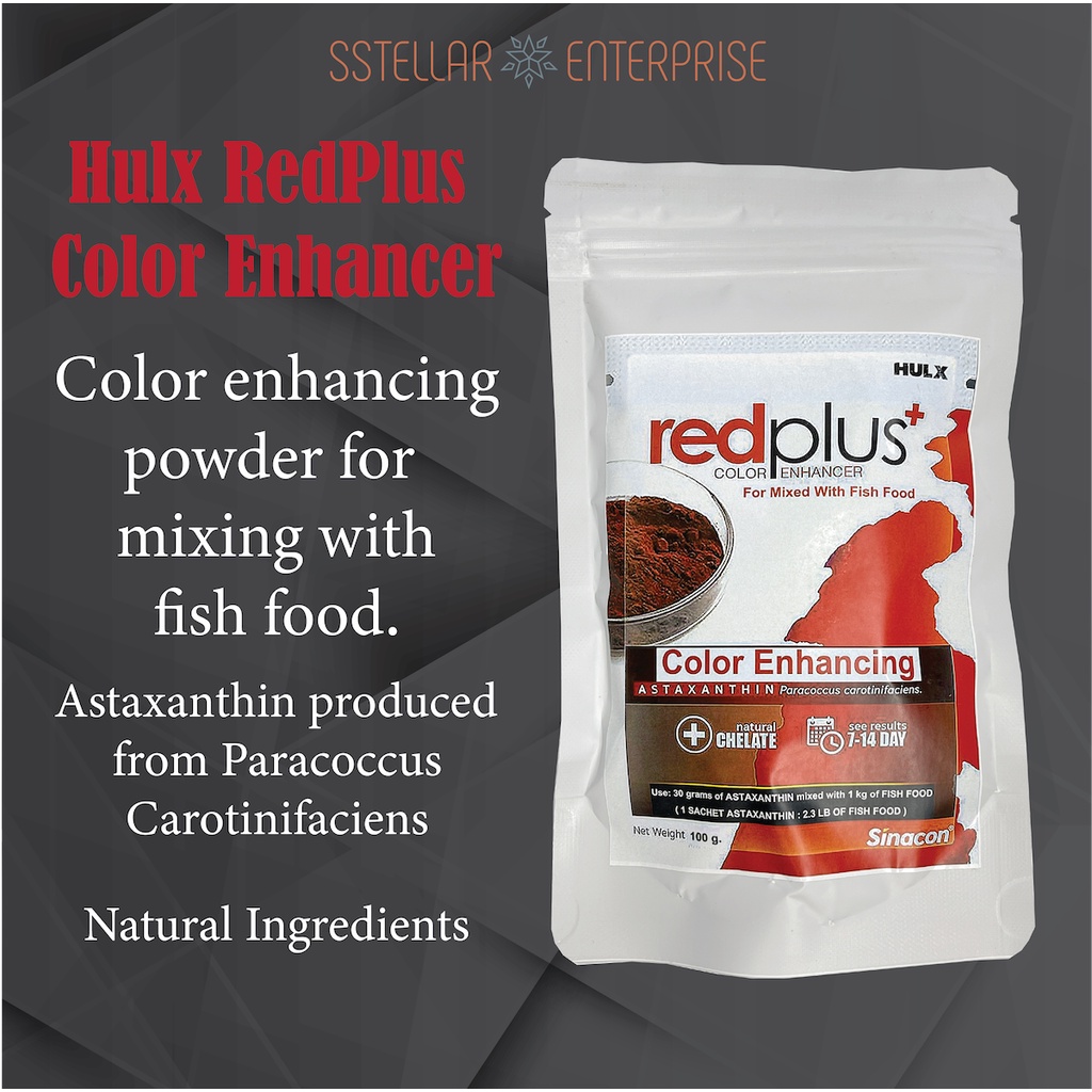 Hulx Redplus Color Enhancer for Gold Fish 100g | Shopee Malaysia