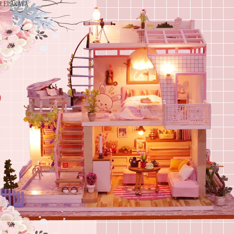 diy wooden dollhouse