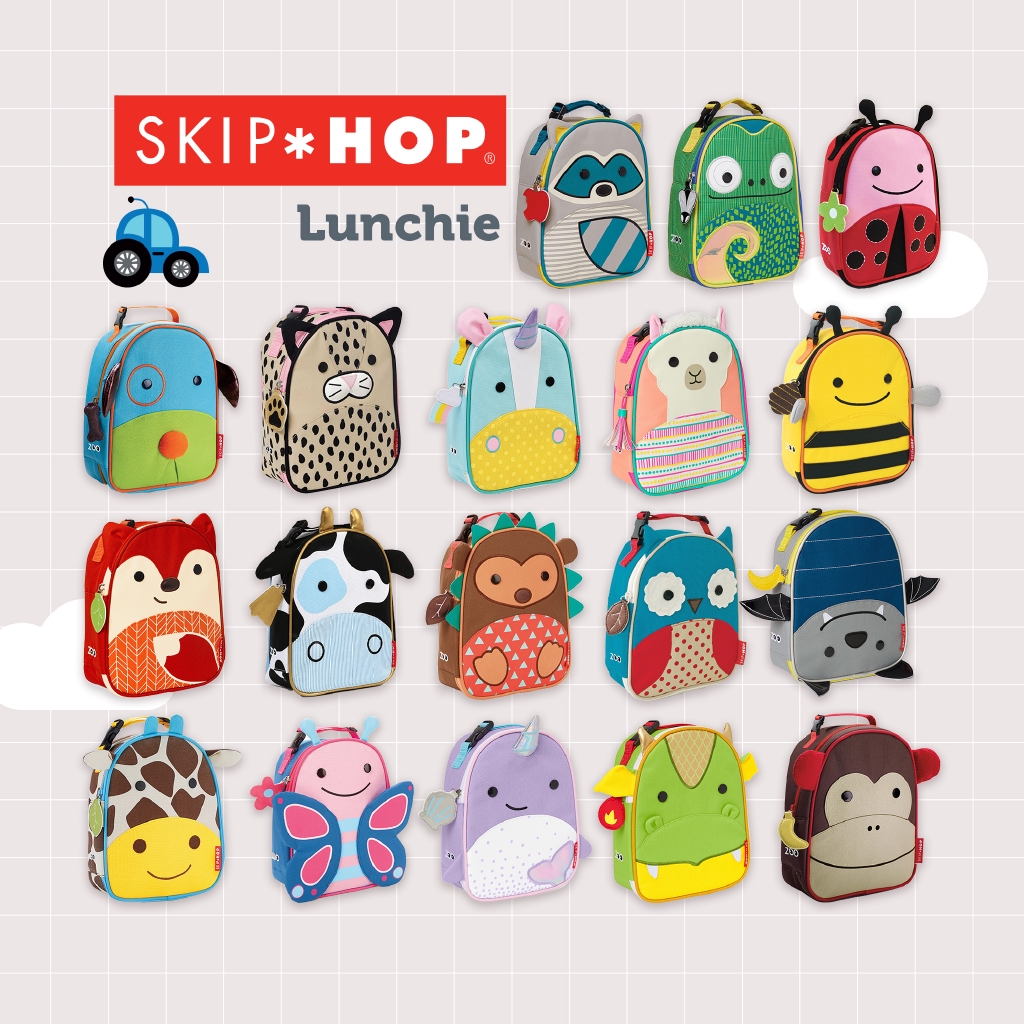 skip hop cow lunch bag