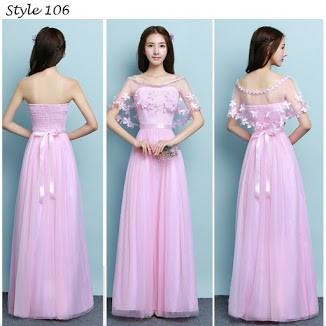 peach maxi dress bridesmaid