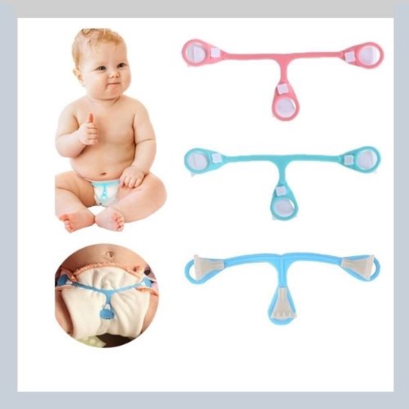 Baby Diaper Buckle Safety Nappy Belt Fasteners Pins Diaper Fixing (3Pcs) Ready Stock