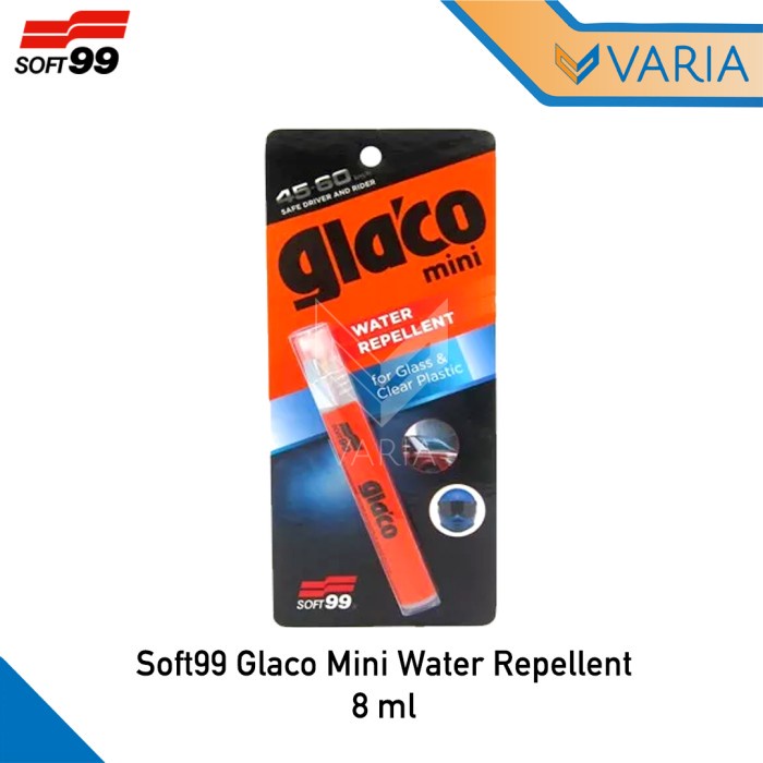Soft99 Glaco Mini 8 ml Water Repellent Coating Helmet & Car Glass