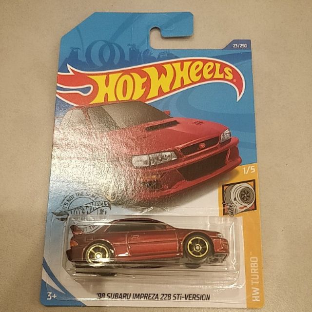 hot wheels impreza 22b