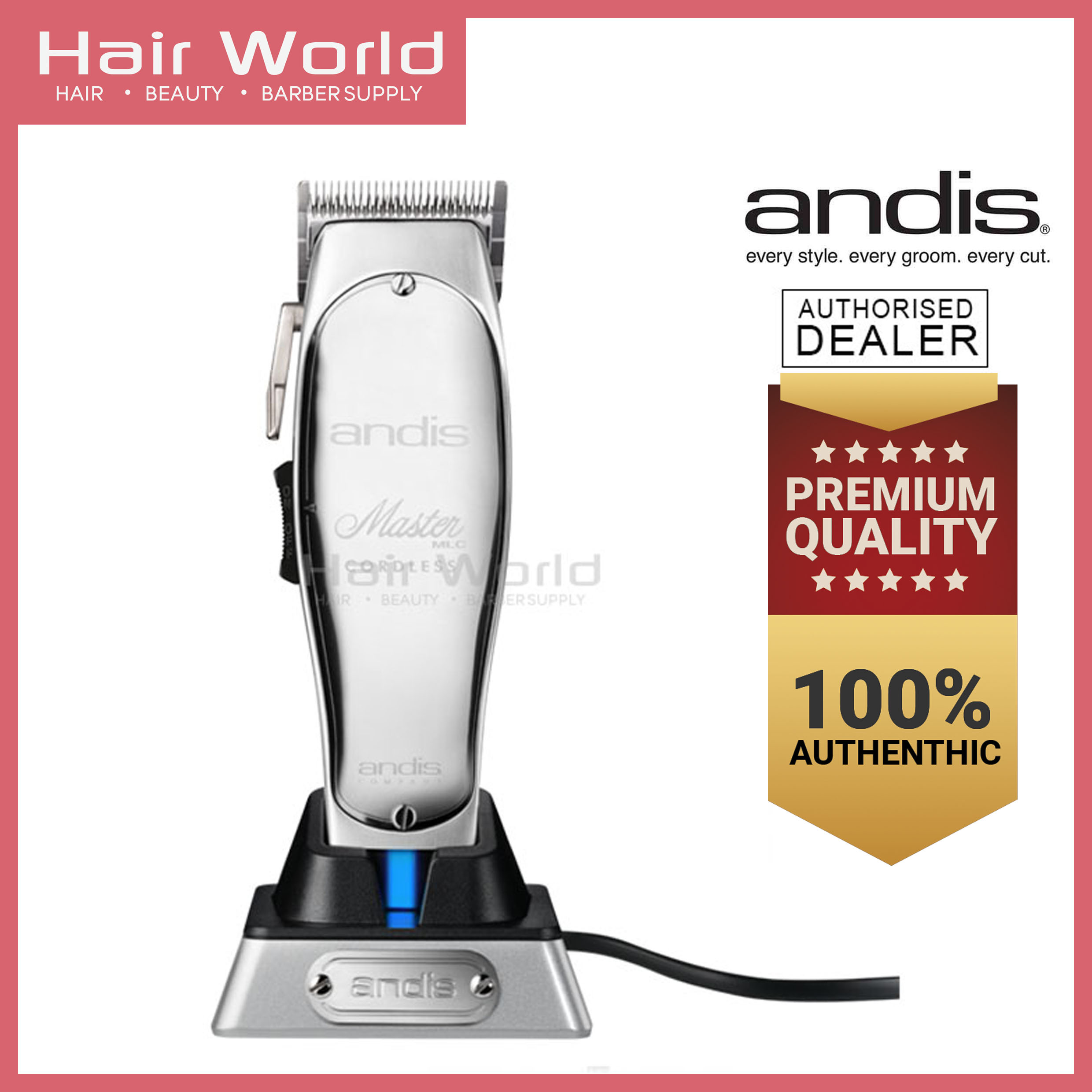 andis master cordless weight