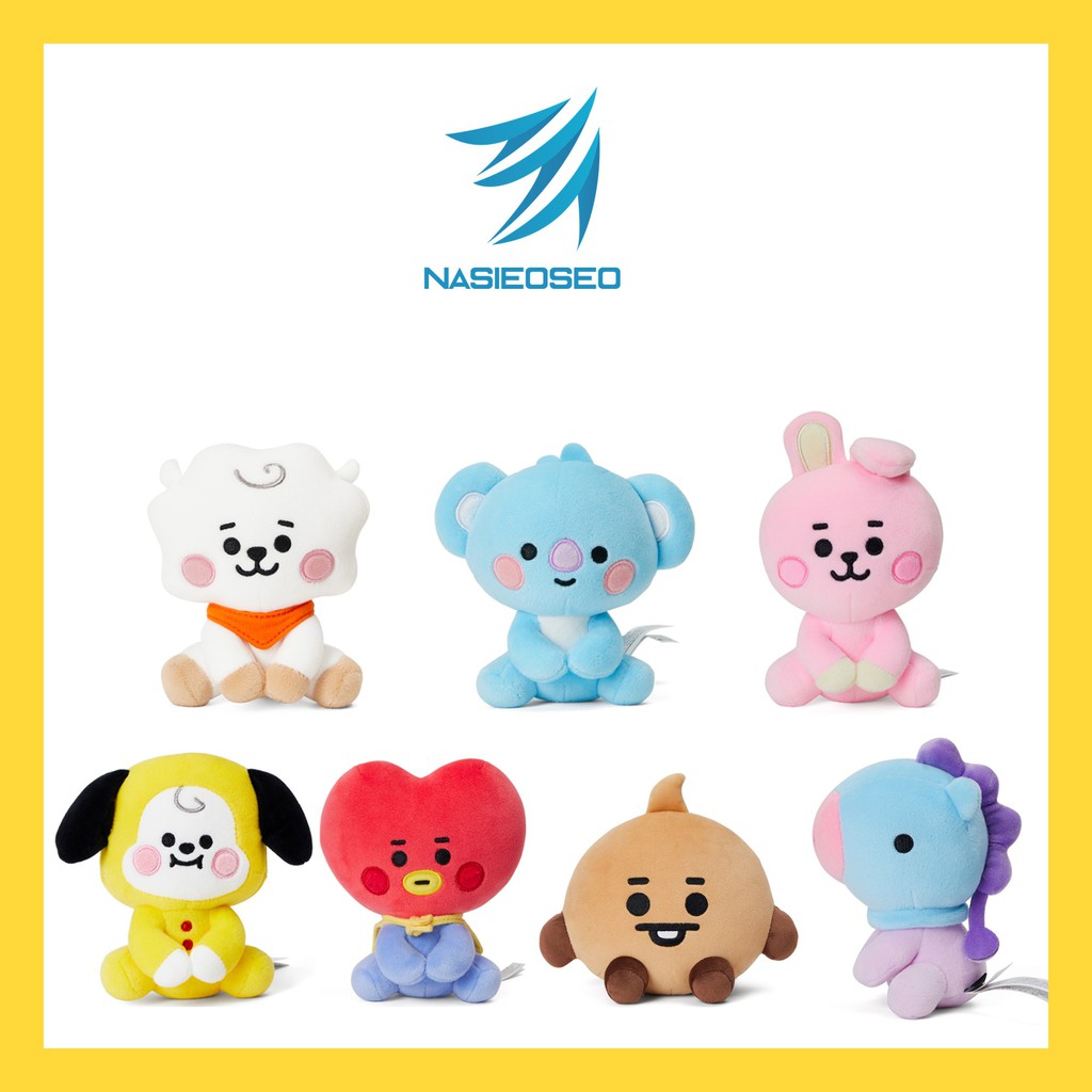 BTS BT21 Official Authentic Product Baby mini sitting Doll, sit doll ...