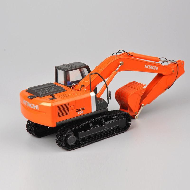 1/50 Scale Hitachi ZH200 DieCast Alloy Excavator Model Metal Tracks Car Toys