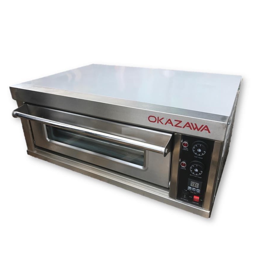 OKAZAWA Gas Oven 1 Tray / 2 Tray GVL11T / GVL12T Commercial Economical High-productivity Heavy Duty 燃气烤箱工业商业经济