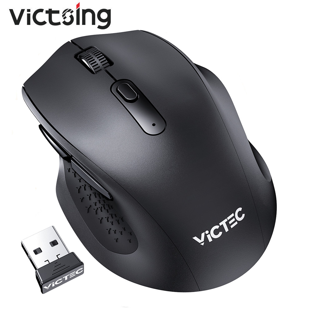 VICTSING ViCTEC 2.4G Wireless Mouse Ergonomic Noiseless Power-saving