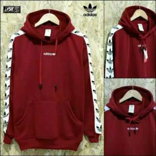 adidas tnt tape hoodie red