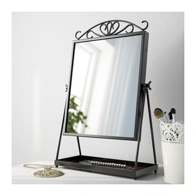 IKEA Table Mirror|Cermin meja solek | Shopee Malaysia