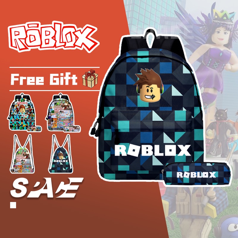 Roblox Backpack School Student Cartoon Anime Schoolbag Game Merchandise Children Schoolbag Boys Girls