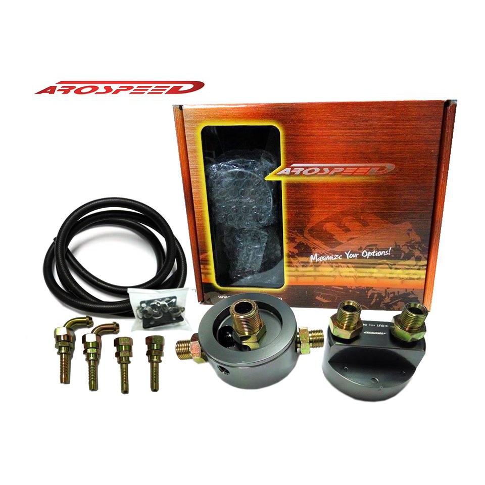 TOYOTA / KANCIL OIL COOLER ATTENT + FILTER (GUN METAL) Relocate Kit