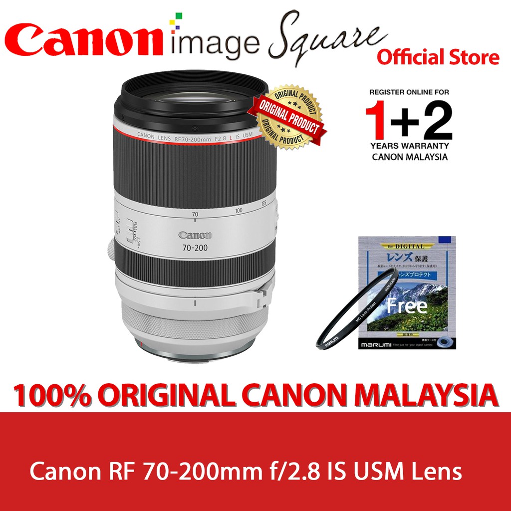 Canon RF 70-200mm f2.8L IS USM (100% Original Canon Malaysia 3 Years Warranty ) RF70-200MM for EOS R Series