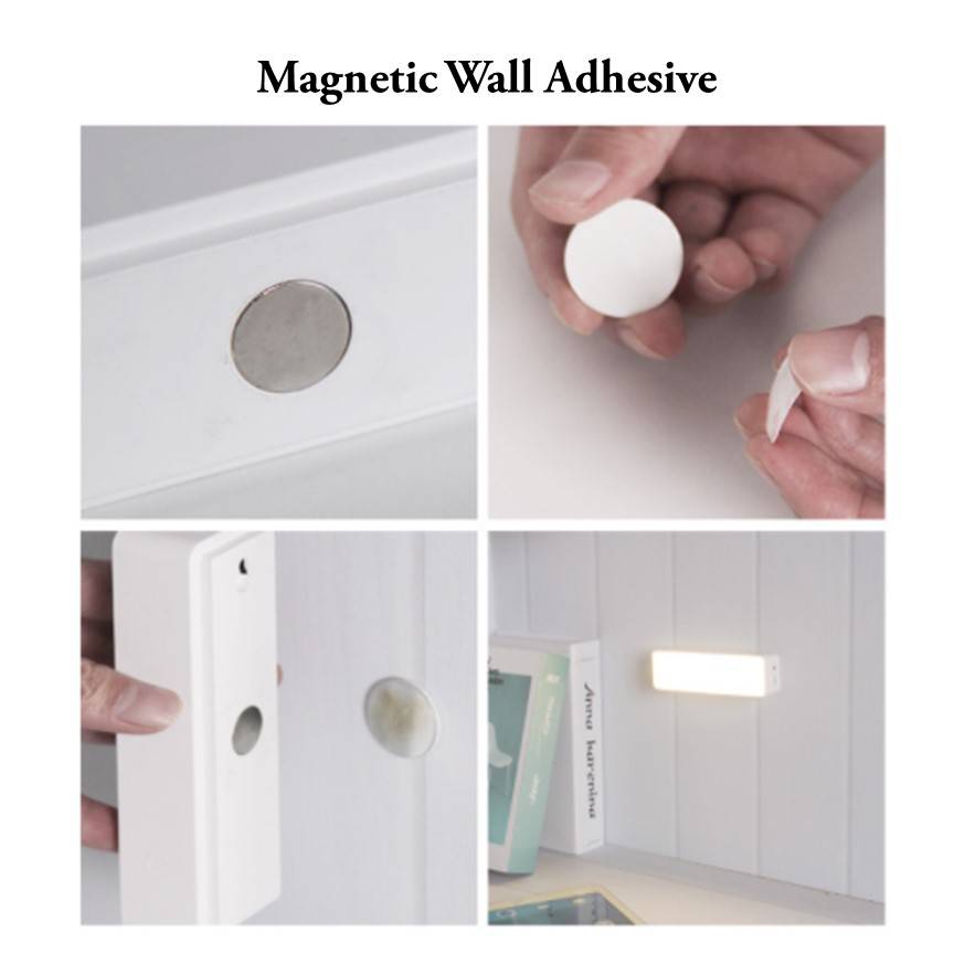 Wireless LED Motion Sensor 3 Colours Desk Lamp Led USB Book Light Magnetic Study Reading Light