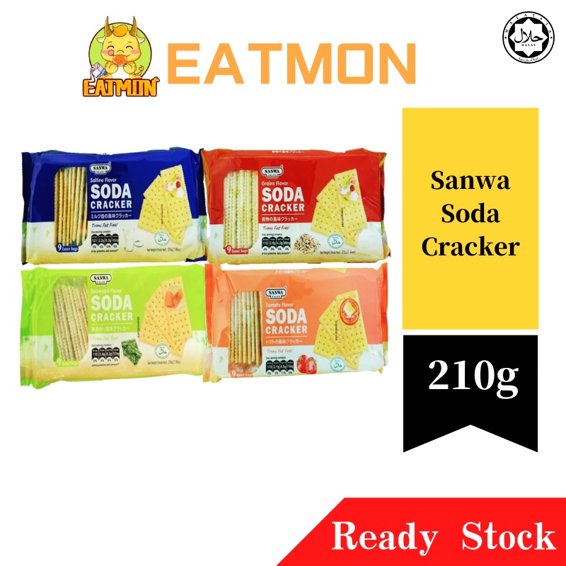 [EATMON] Sanwa Soda Cracker 210g Shopee Malaysia
