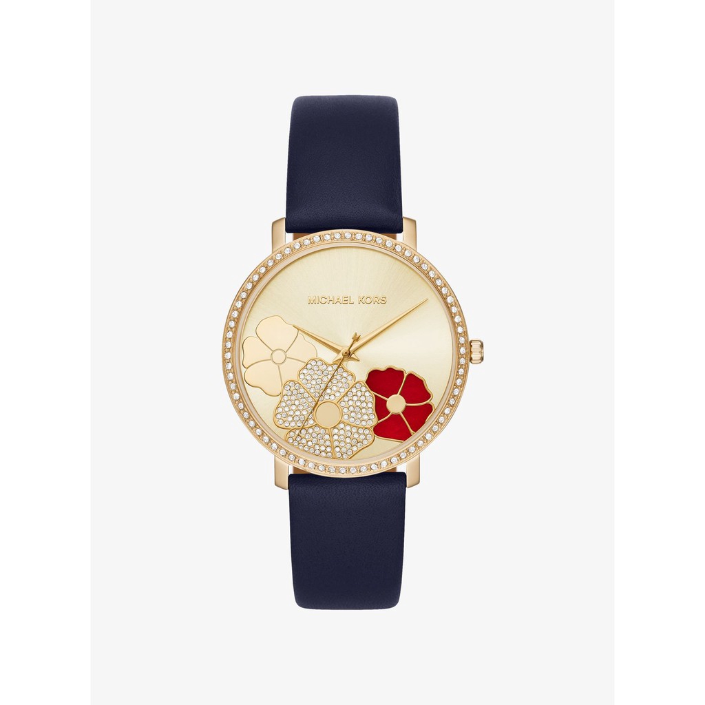 michael kors watch flower