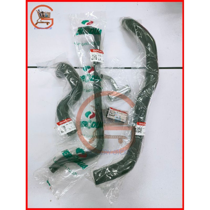Radiator Water Hose Set Original Perodua Viva 660 850 1.0 (By Pass Hose