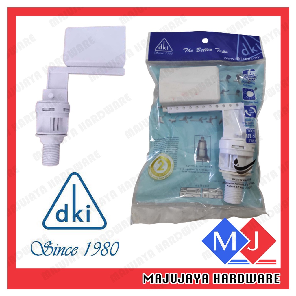DKI Side Inlet Float Valve Standard Toilet Cistern Float Valve