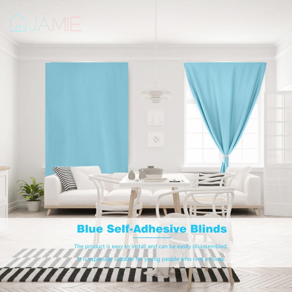 Self Adhesive Blinds Blackout Window Curtains For Bathroom