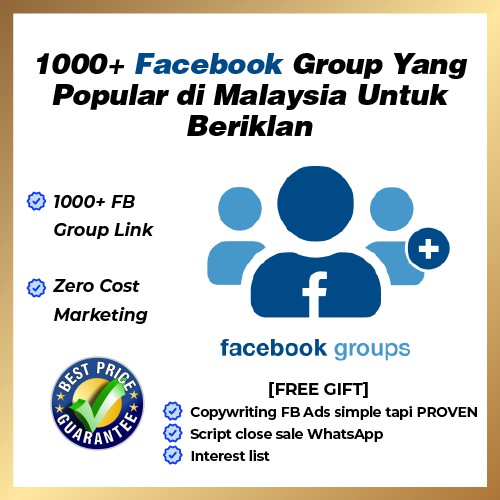 Fast Delivery 1000 Facebook Group Popular Di Malaysia Untuk Beriklan Fb Ads Shopee Malaysia